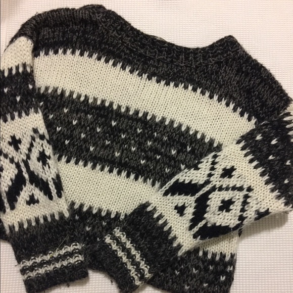Free People Fair Isle Crop Top Sweater - Picture 3 of 7
